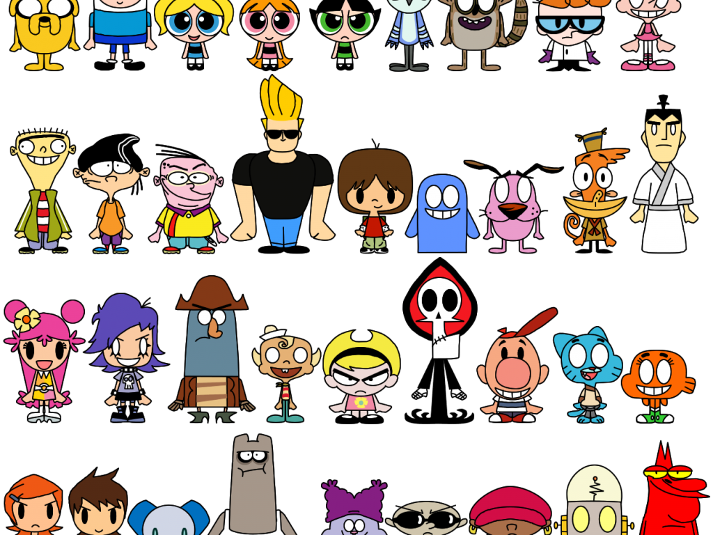 Desktop Backgrounds: Cartoon Network, by Dayle Hedman, 1024x768 px
