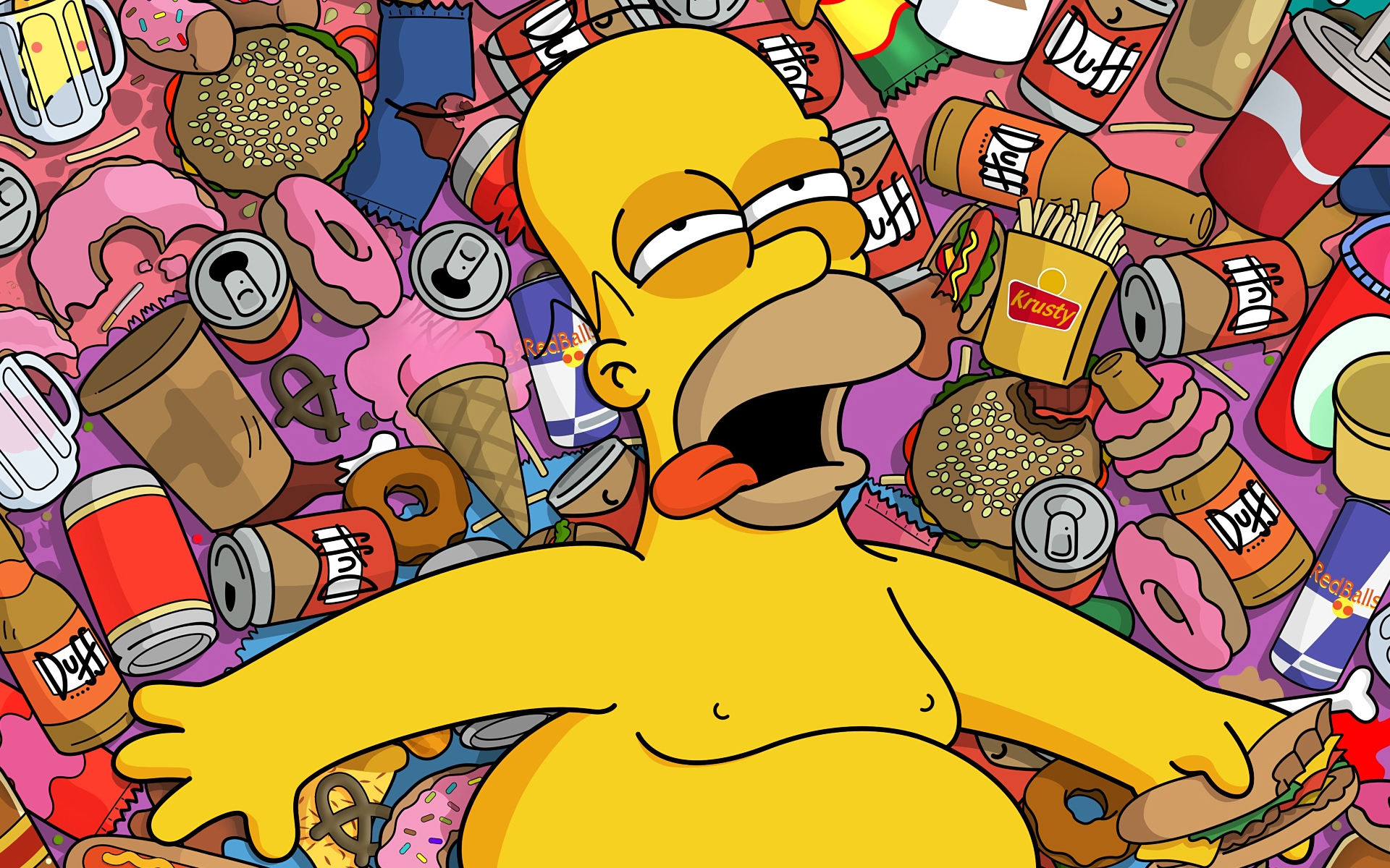 Widescreen Wallpapers of Homer Simpson » Top Pictures